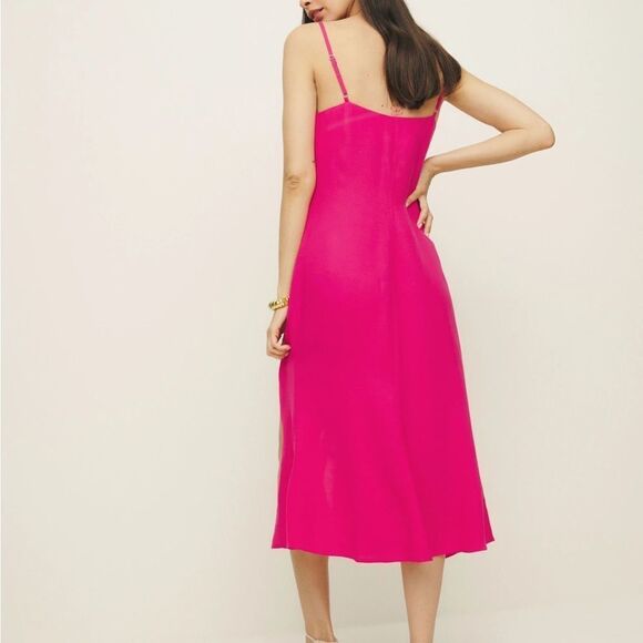 NWT Reformation Crimini Dress in Corvette - Picture 2 of 7